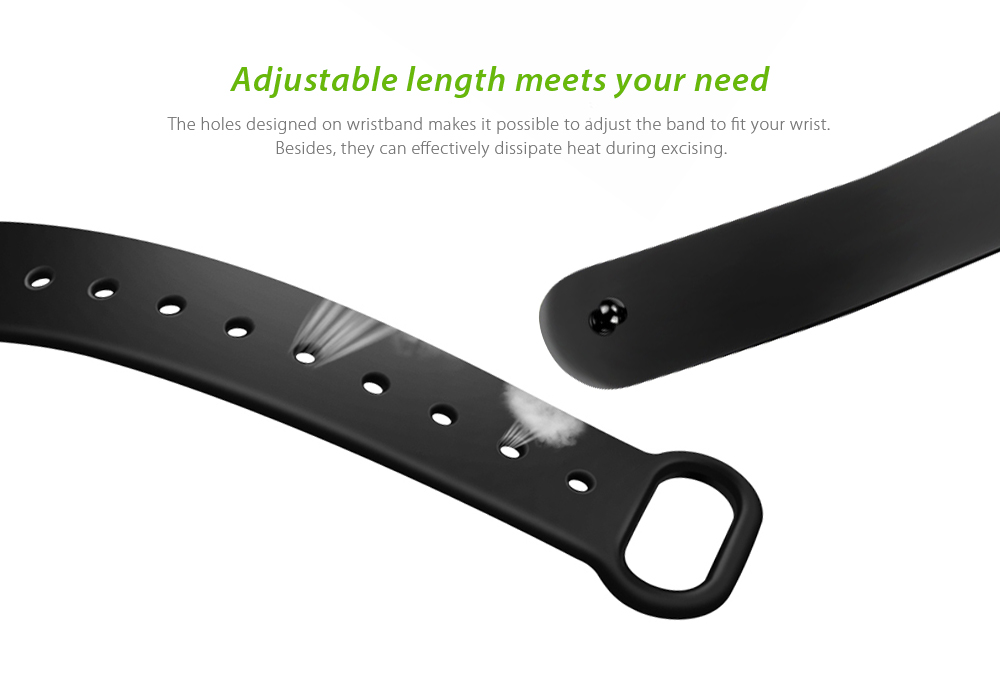 Wristband for Xiaomi Mi Band 2 Color Blocking Anti-lost Design
